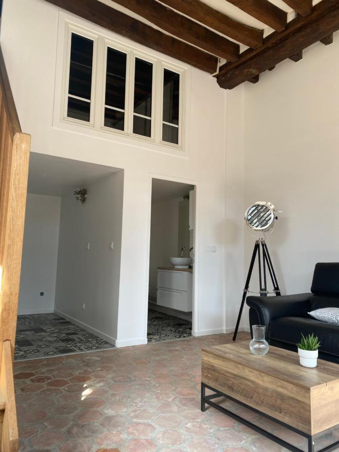 Studio Duplex Avec Spa Et Cour Privee Bonnelles Экстерьер фото